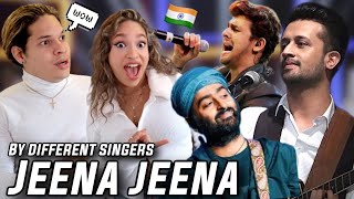 1 Bollywood Hit by Different Singers! 🤤 Waleska & Efra react to Jeena Jeena - Atif Aslam |Arijit +