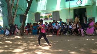 Kokilambal - Manikandan performs silambam at - Govt HR sec school Buvanahiri on 27.08.22