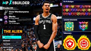 LEGEND VICTOR WEMBANYAMA BUILD DOMINATES RANDOM REC on NBA 2K26