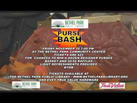 Bethel Park Public Library Purse Bash November 20th 2015 - YouTube