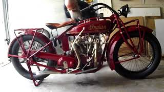 1927 Indian Chief 2nd start after some tuning