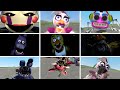 All FNAF Jumpscares in 10 Minutes (2014-2021)  FNAF 1, 2, 3, 4, SL, 6, UCN, VR HW, CoD, AR, SB