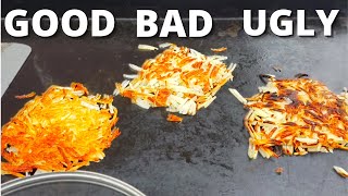 How to Make Crispy Golden Hash Browns on a Flat Top Grill {Perfect Hash Browns on Camp Chef Griddle}
