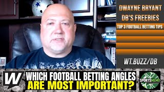 Top 3 Football Betting Tips to Consider Before Placing Wagers | NFL Betting Tips with Dwayne Bryant