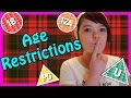 Scottish Age Restrictions Scottish Age Restrictions