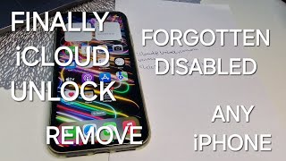Finally Showing You iCloud Unlock Forgotten Password or Apple ID✔️Disabled Account Remove Any iPhone