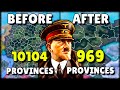 I Removed 90% Of PROVINCES From HOI4... It Changed EVERYTHING