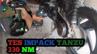 TES IMPACK TANZU 330 ..BUKA CVT METIC....