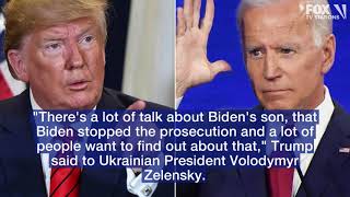 Released memo shows Trump prodded Ukraine to probe Biden