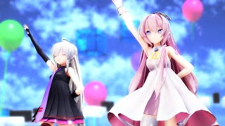 【MMD】ハッピーシンセサイザ-Happy Synthetizer-【Sour-Luka×Haku】