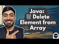 Java program to delete an element from an array