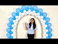 Very decorative balloon arch for any occasion