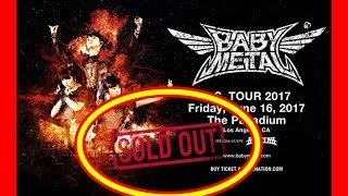 ベビメタファンがびっくり仰天１BABYMETAL「LAワンマンライブのチケット売り切れ」外国人驚き