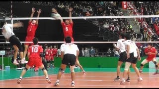 春の高校バレー 大塚 大阪 vs 東亜学園 東京 男子3回戦 2013