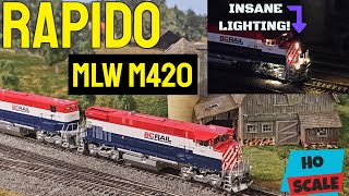 Review: Rapido HO Scale MLW M420 A/B Locomotives with ESU LokSound DC/DCC \u0026 Lighting Features