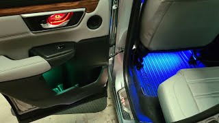 2019 Honda CRV Interior RGB Lighting, Puddle Lights, Illuminated Sill Plates, Auto Lift Gate, etc