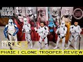 Star Wars Black Series PHASE 1 CLONE TROOPER (Attack of the Clones) Review!