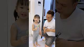 Can My Daughter Get Ice Cream? #cutebaby #funny #baby #fatherlove#shorts