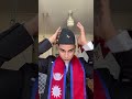 representing nepal🇳🇵 in graduation ceremony🎓 nepal vlog graduation graduationceremony radon