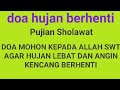 doa hujan berhenti