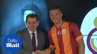 Lukas Podolski discusses his move to Galatasaray - Daily Mail