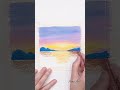 oil pastels shorts lake sunset 1 min speed drawing drawing 오일파스텔 회화 oilpastel sunset