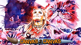 Natalya (and her cats) takeover the canvas!: WWE Canvas 2 Canvas