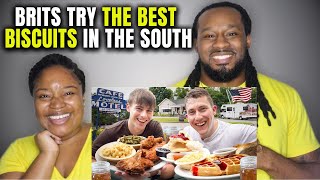 BEST Biscuits in the South Put to the Test by Brits! | The Demouchets REACT Jolly