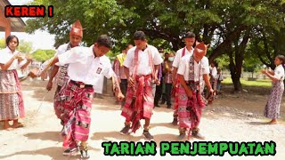 Tarian Penyambutan Tamu Oleh SMAN Biboki Anleu, TTU-NTT