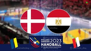 رد فعل علي مباراة مصر الدنمارك كأس العالم لكره اليد 2023