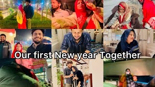 Our first new year together, New year vlog✨ #family #fun #couple #newlyweds