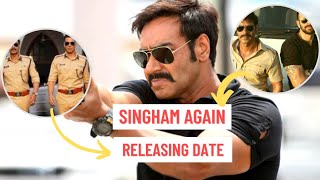 Singham Again Releasing date | Ajay Devagan | Rohit Shetty | Singham | Cop Universe