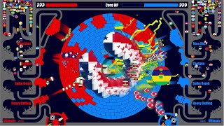 Chaotic Team Core Destruction [206 Countries Marble Race]