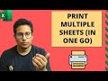 How to Print Multiple Sheets (or Print All Sheets) in Excel in One Go