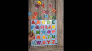 ￼🔠 Capital Alphabet Puzzle | Educational Toy for Toddler