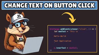 How to Change Text on Button Click in Javascript