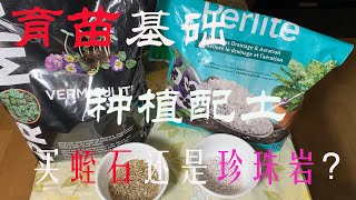 【渔耕笔记】种菜育苗 | 自配土该买蛭石还是珍珠岩？Perlite Vs Vermiculite