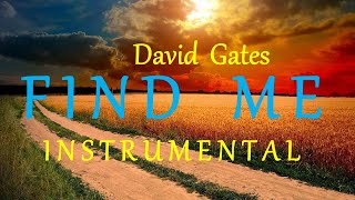 FIND ME -  DAVID GATES intrumental (HD) lyrics
