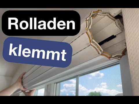 Rolladen Klemmt - Lamelle Tauschen - YouTube