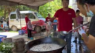 湖北天门农村酒席好吃，这个天门厨师挺狂。#乡村守护人