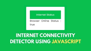 How to Check Network Status with JavaScript!