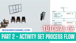 People Process Flow | Process flow tutorial | Flexsim Tutorial | Process flow modelling | Part 2