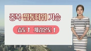 [날씨] '중복' 폭염 기승…저녁까지 일부 내륙 소나기 / 연합뉴스TV (YonhapnewsTV)