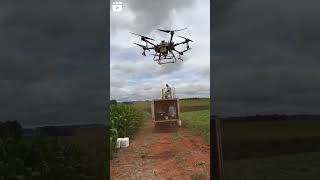 Pulverização com drone #shorts