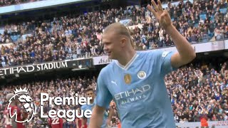 Erling Haaland makes hat trick v. Wolves with second penalty | Premier League | NBC Sports