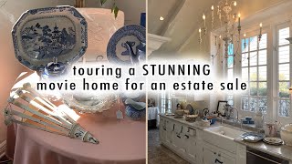 touring a MOVIE HOME for an ESTATE SALE *I took my breath away* | XO, MaCenna Vlogs