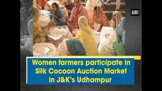 Women farmers participate in Silk Cocoon Auction Market in J\u0026K’s Udhampur  - ANI News