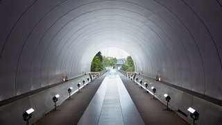 IM Pei's Miho Museum provides backdrop for Louis Vuitton resort 2018 show