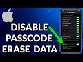 How To Disable Erase iPhone After Failed Password