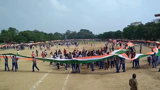 14 August Jehanabad Gandhi Maidan 1000 Meter Tiranga March